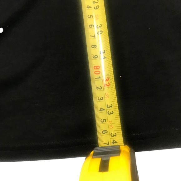 Lace-Up Neck Sheer Sleeves Striped Trim Bodycon Dress Size M - Picture 8 of 15